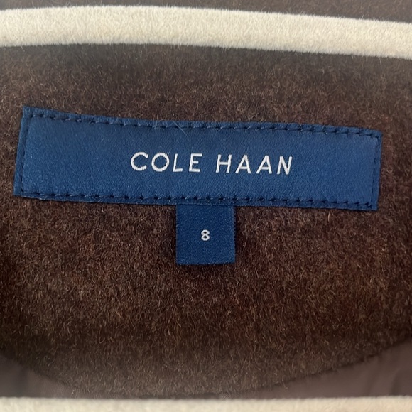 Brown wool blend Cole haan coat - Picture 2 of 5